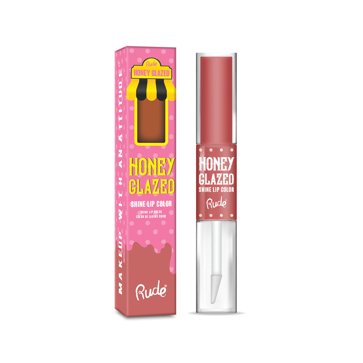 Honey Glazed Matte Ultra Shine Lip Gloss Color_Sprinkled
