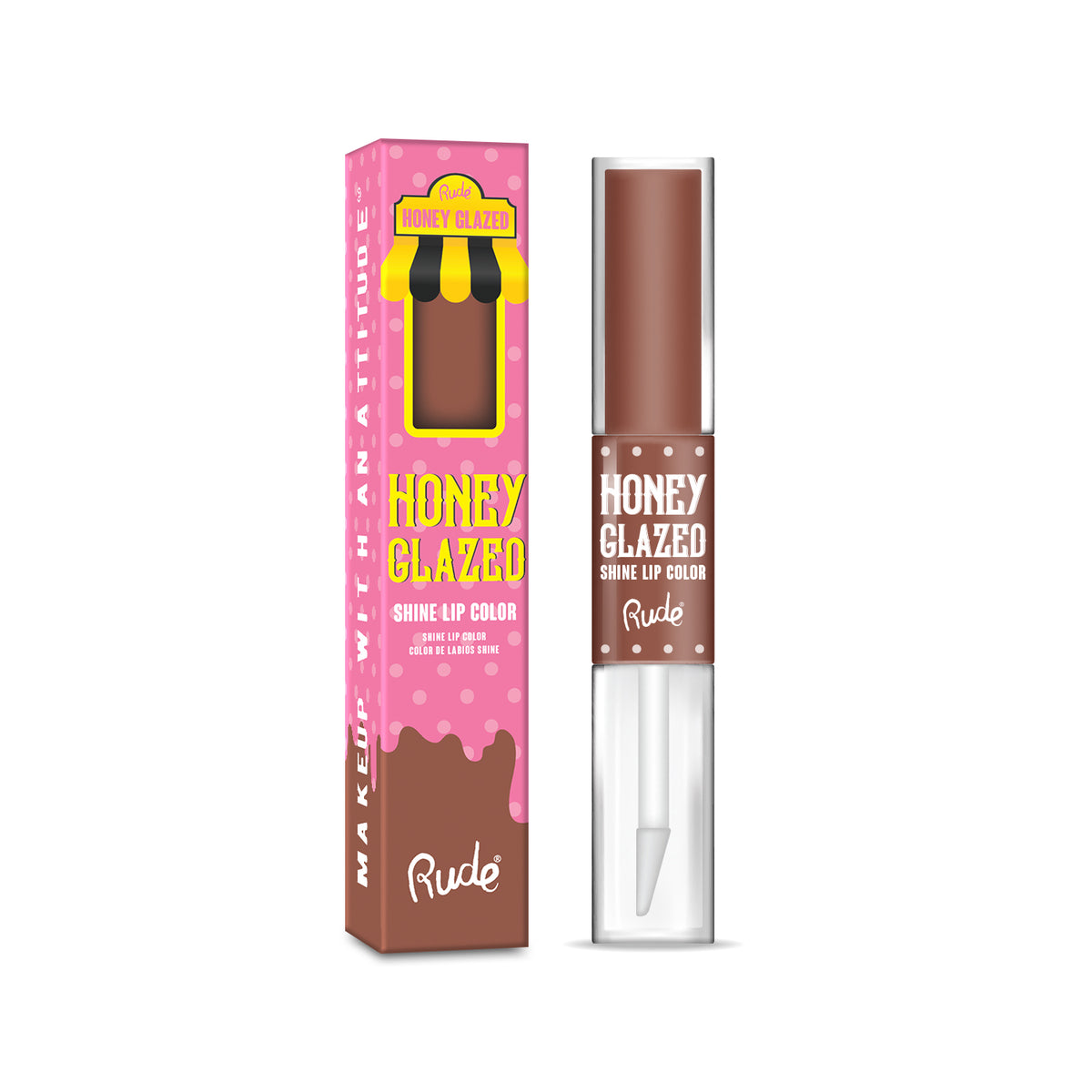 Honey Glazed Matte Ultra Shine Lip Gloss Color_Boston_Cream