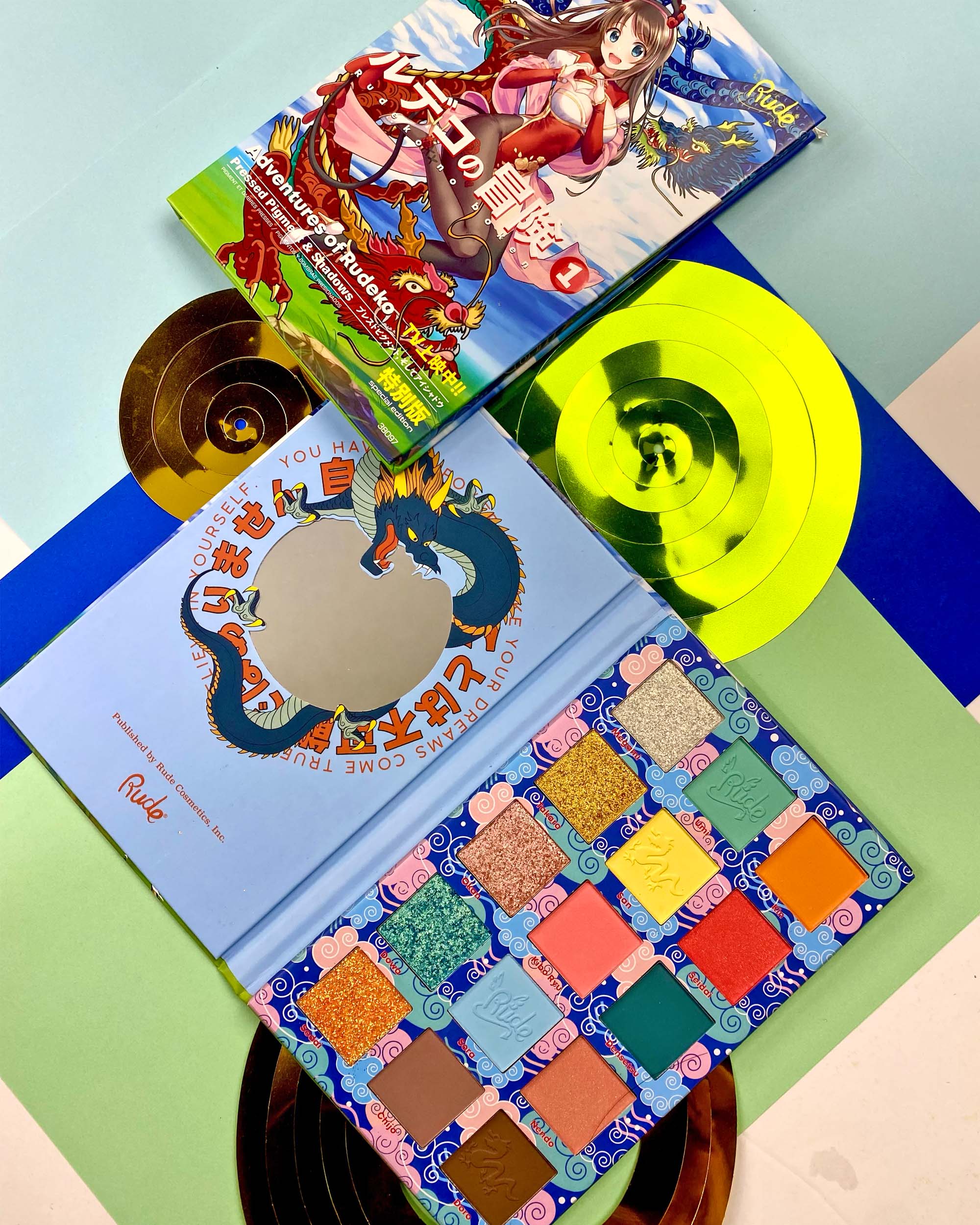 Manga Collection Pressed Pigments & Shadows Palette - Adventures