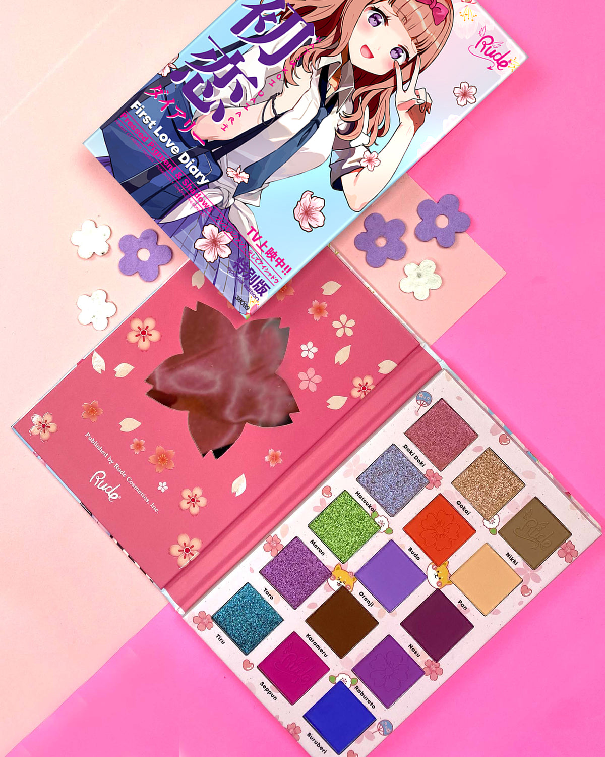 Manga Collection Pressed Pigments & Shadows Palette - First Love Diary