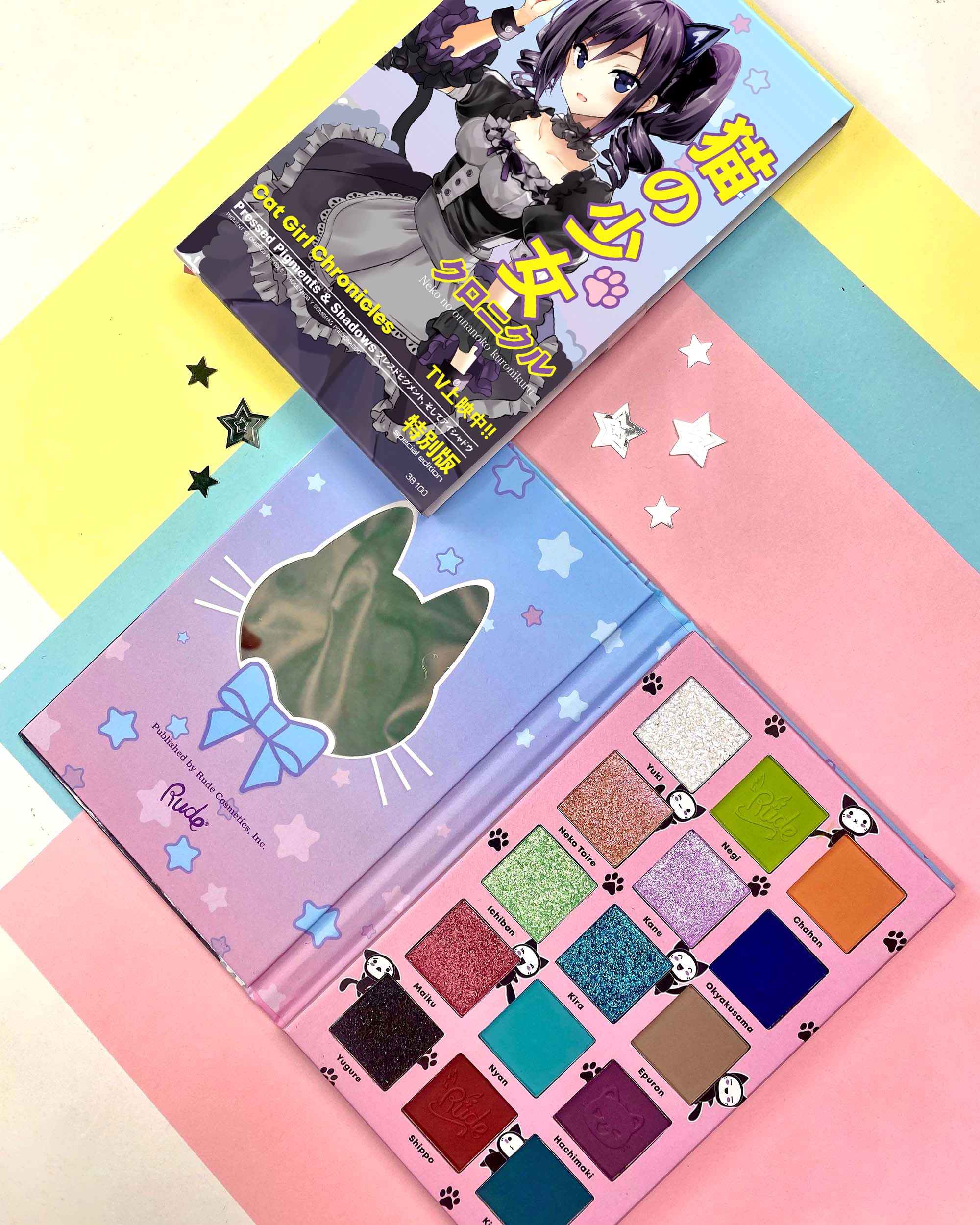 Manga Collection Pressed Pigments & Shadows Palette - Cat Girl