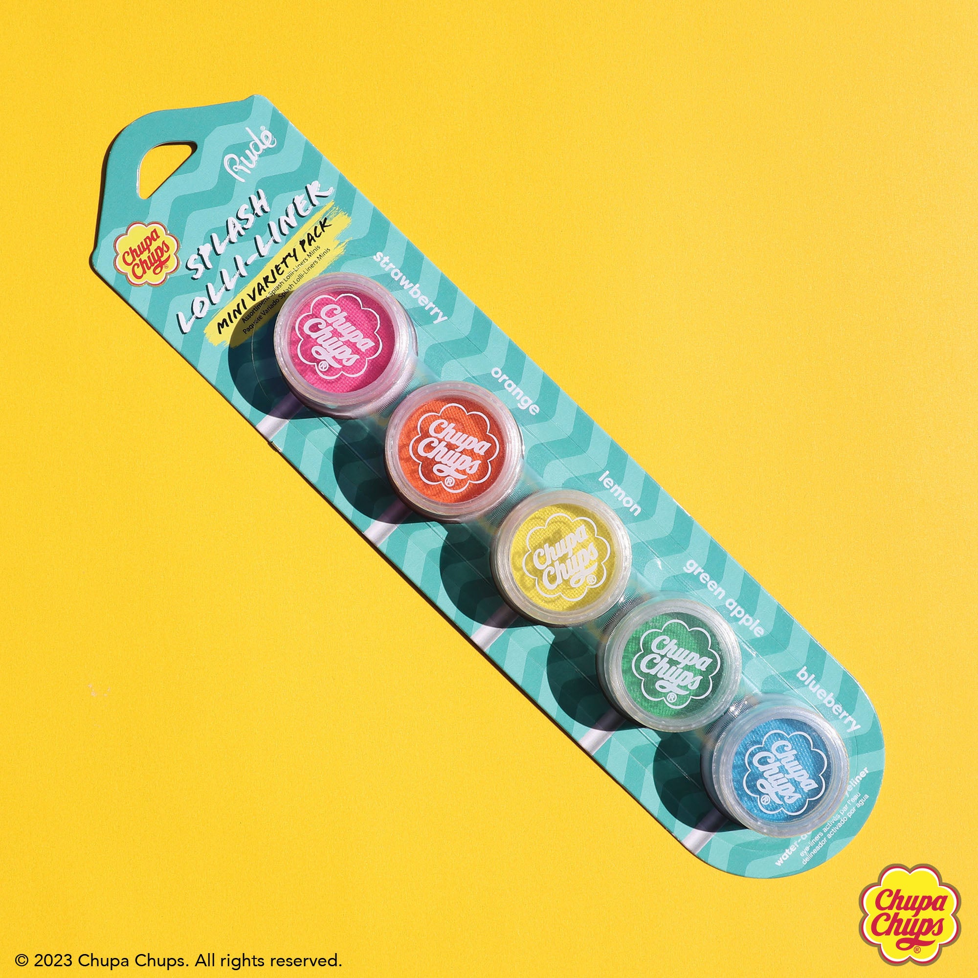 Chupa Chups Splash Lolli-Liner Mini Variety Pack by Rude Cosmetics