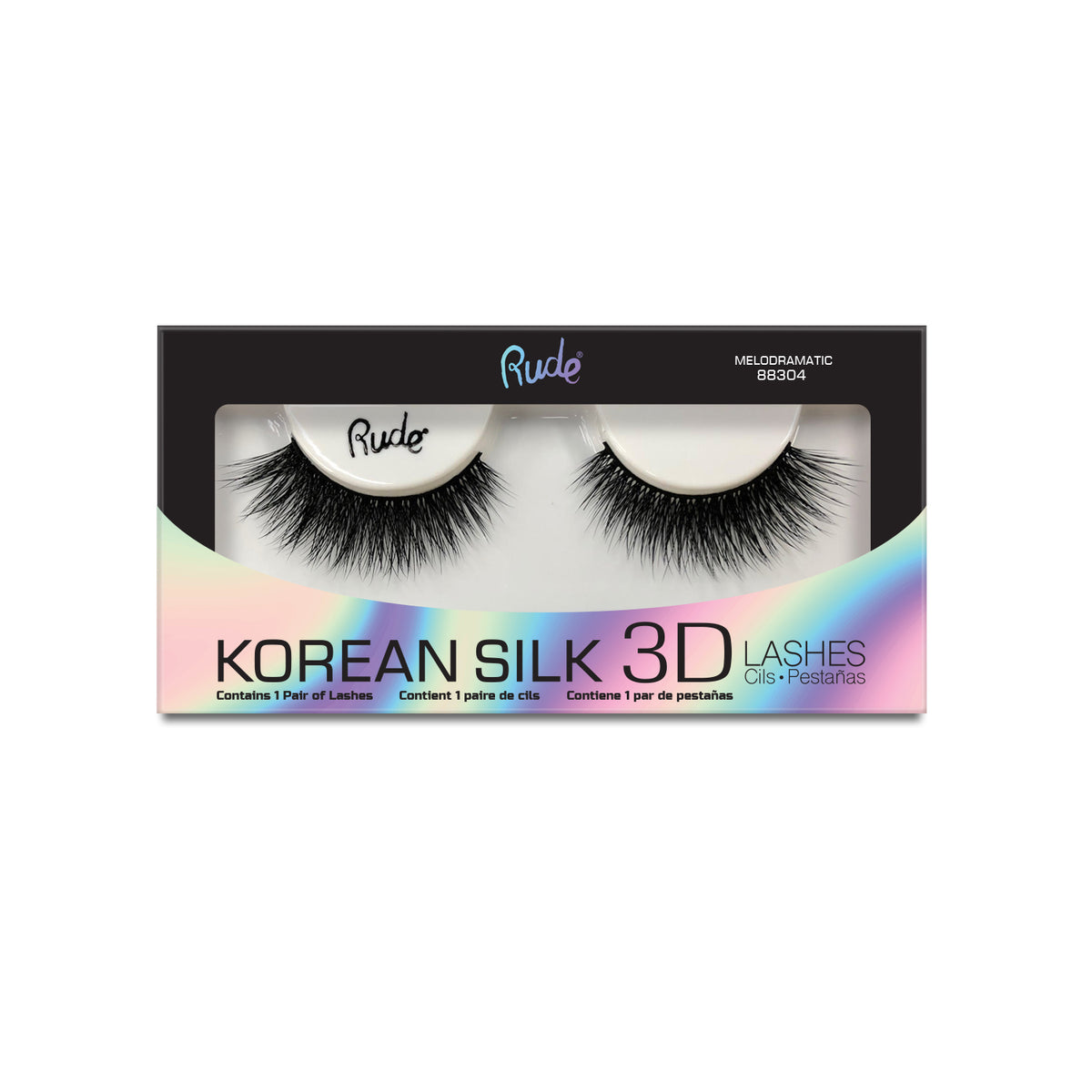 Korean Silk 3D Eyelashes | 3D Silk Lashes Melodramatic