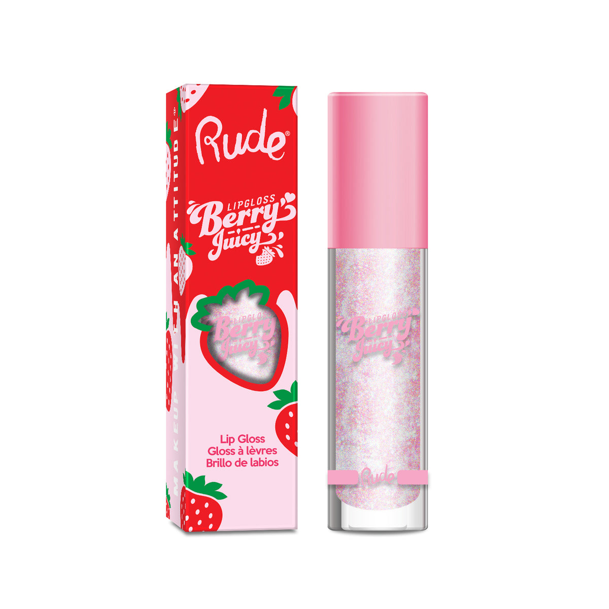 Berry Juicy Lip Gloss Display Set, 96pcs