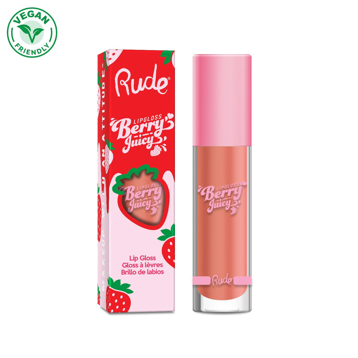 Berry Juicy Lip Gloss - Best Berry Lip Gloss Nudist