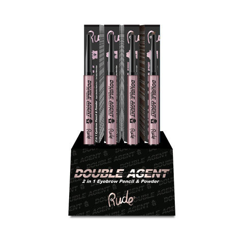 Double Agent 2 in 1 Eyebrow Pencil and Powder Display Set, 48 pcs
