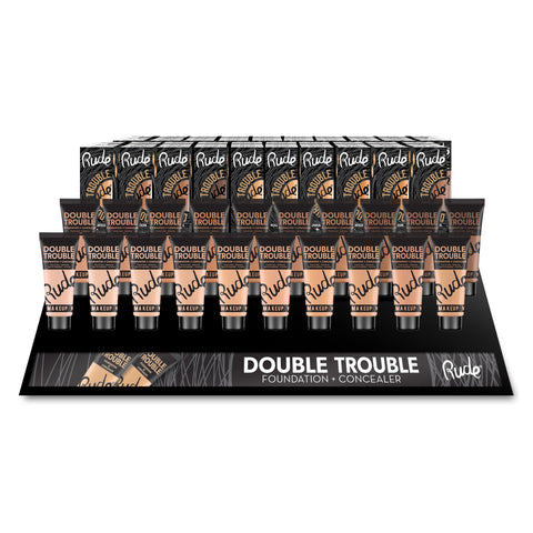 Double Trouble Foundation and Concealer Display Set, 80 pcs