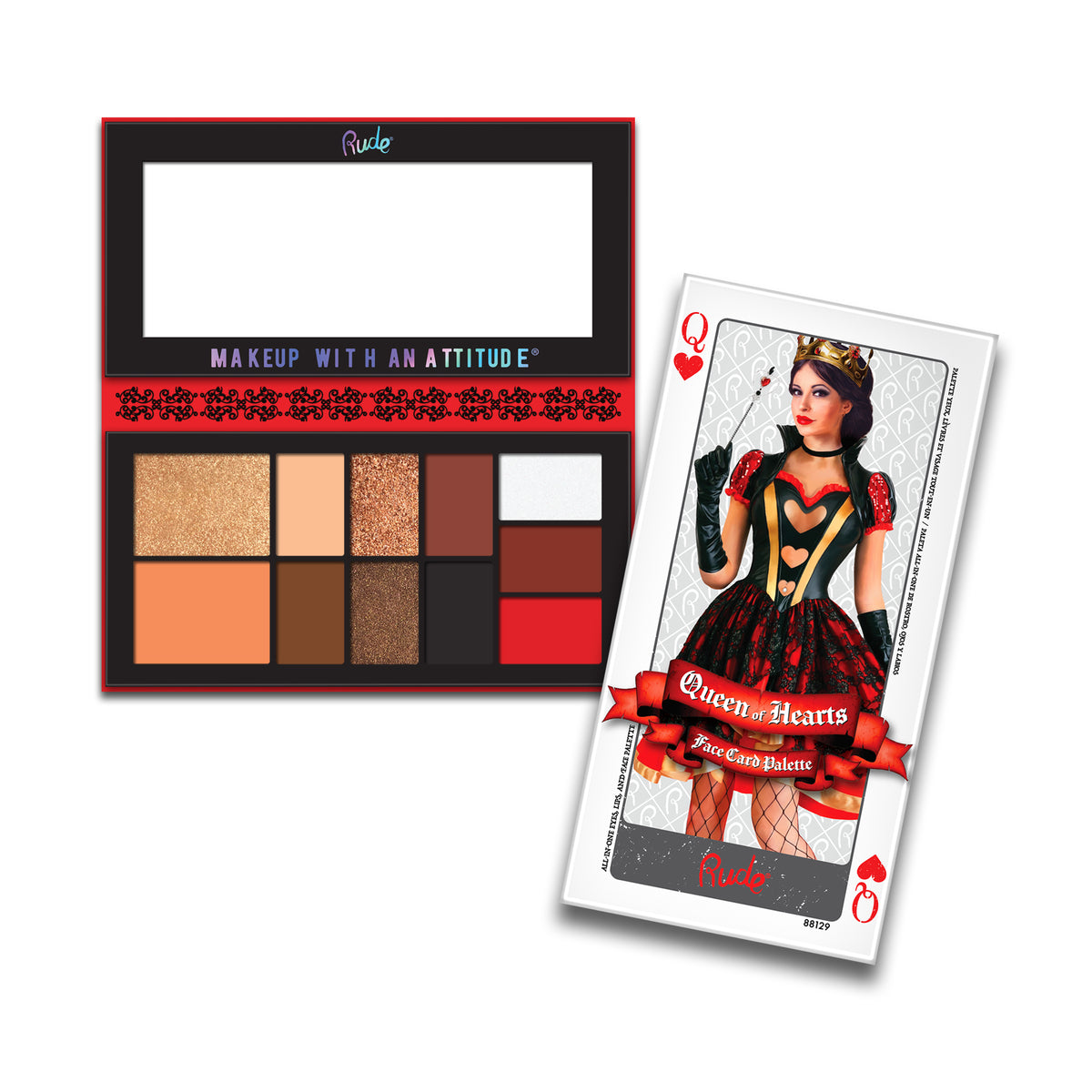 Face Card Palette Display Set, 24pcs