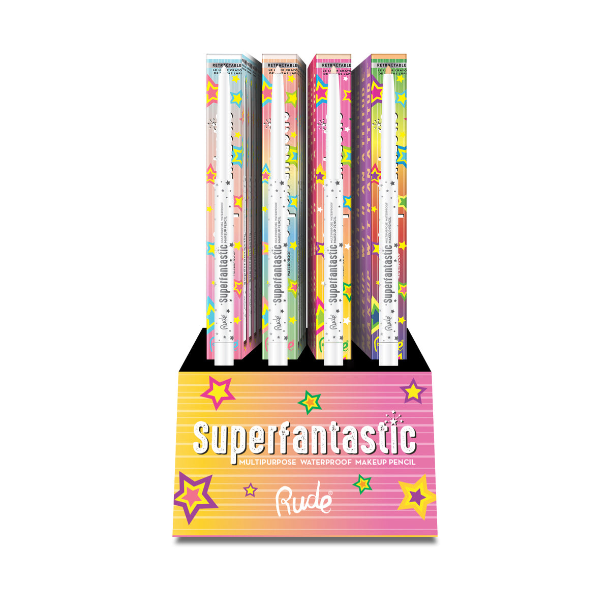 Superfantastic Multipurpose Makeup Pencil Display Set, 48pcs