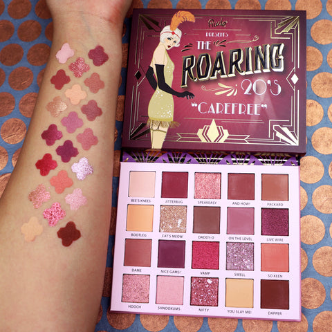 The Roaring 20's Eyeshadow Palette - Carefree Swatch