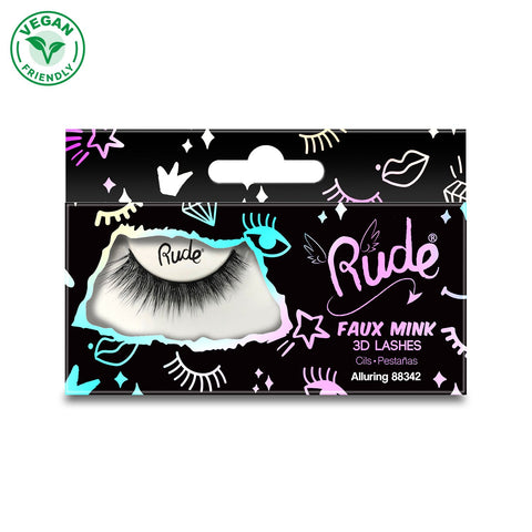 Essential Faux Mink 3D Lashes | Everyday Faux Mink Lashes | Rude