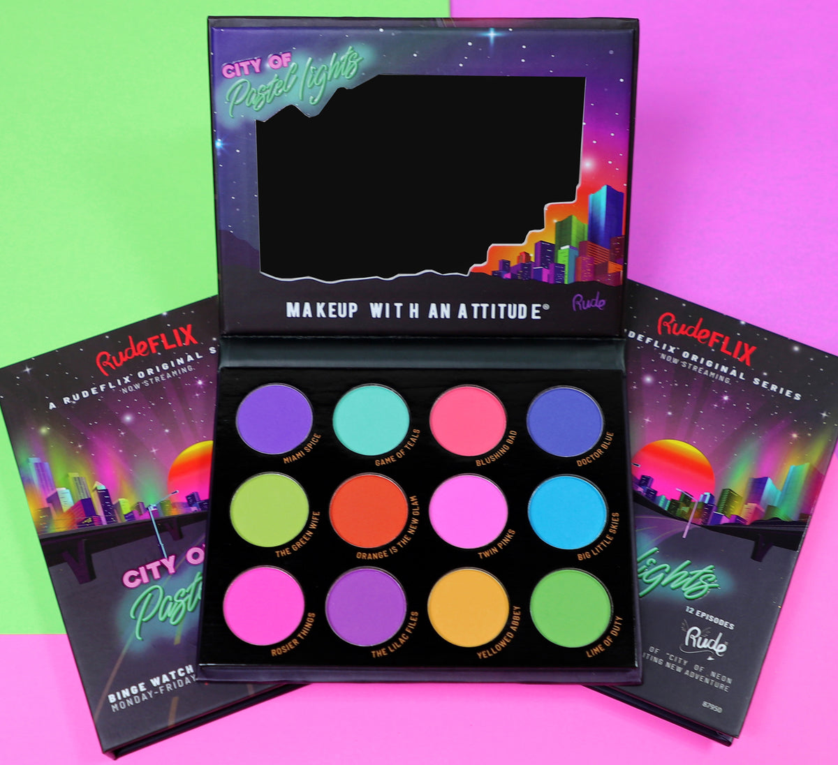 City of Pastel Lights 12 Pigments &amp; Pastel Eyeshadow Palette Life Style