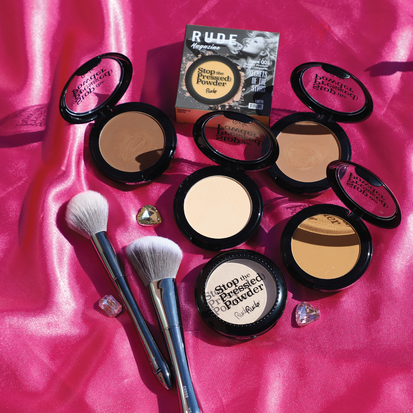 Stop the Press ed Powder Pressed Powder RUDE Cosmetics Rude