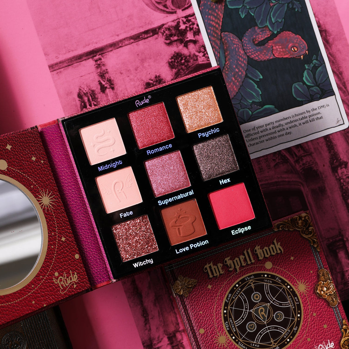 The Spell Book Smooth and Blendable Eyeshadow - Rude Cosmetics